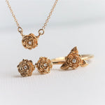 ROSE Ring | 14K Rose Ring WITHOUT the Rose Bud