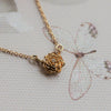 ROSE Necklace No.3 | 14K Rose With Diamond Necklace