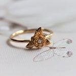 ROSE Ring | 14K Rose Ring WITHOUT the Rose Bud