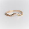 Acacia | Twig Diamond Curve Band - Emi Conner Jewelry 