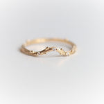 Acacia | Twig Diamond Curve Band - Emi Conner Jewelry 