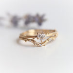 Acacia | Twig Diamond Curve Band - Emi Conner Jewelry 