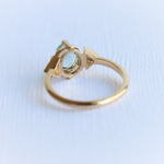 Carrie | Oval Cut Aquamarine