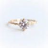 Acacia | 7 mm Round Moissanite Twig Engagement Ring - Emi Conner Jewelry 