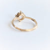 Acacia | 7 mm Round Moissanite Twig Engagement Ring - Emi Conner Jewelry 