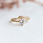 Acacia | Twig Diamond Curve Band - Emi Conner Jewelry 