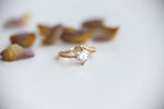 Acacia | 7 mm Round Moissanite Twig Engagement Ring - Emi Conner Jewelry 