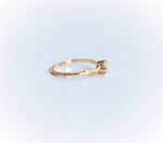 Acacia | 6 x 4 mm Emerald Cut Moissanite Twig Engagement Ring - Emi Conner Jewelry 