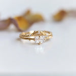Acacia | Twig Diamond Curve Band - Emi Conner Jewelry 