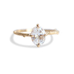 Acacia | Oval Moissanite Twig Engagement Ring