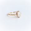 Acacia | 8 x 6 mm Oval Moissanite Twig Engagement Ring - Emi Conner Jewelry 
