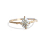 Acacia | 7x5 mm Pear Cut Moissanite Twig Engagement Ring - Emi Conner Jewelry 