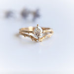 Acacia | Twig Diamond Curve Band - Emi Conner Jewelry 