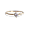 Acacia | 4 mm Round Moissanite Twig Engagement Ring - Emi Conner Jewelry 
