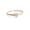 Acacia | 4 mm Heart Moissanite Twig Engagement Ring - Emi Conner Jewelry 