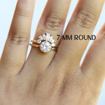 Empress Crown No.4 | Mixed Shape Diamond Contour Band - Emi Conner Jewelry 