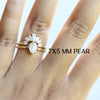 Empress Crown No.4 | Mixed Shape Diamond Contour Band - Emi Conner Jewelry 