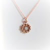 14K Sunflower Australian Opal Necklace - Emi Conner Jewelry 