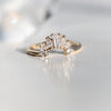 Empress Crown No.4 | Mixed Shape Diamond Contour Band - Emi Conner Jewelry 
