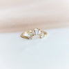 Empress Crown No.4 | Mixed Shape Diamond Contour Band - Emi Conner Jewelry 
