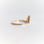 Empress Crown No.4 | Mixed Shape Diamond Contour Band - Emi Conner Jewelry 