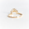 Empress Crown No.4 | Mixed Shape Diamond Contour Band - Emi Conner Jewelry 