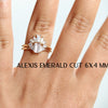 Empress Crown No.4 | Mixed Shape Diamond Contour Band - Emi Conner Jewelry 