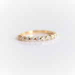 LUCIA | 11-Stone 1/3 ct. tw. Floating Diamond Wedding Ring - Emi Conner Jewelry 