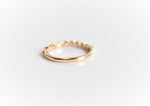 LUCIA | 11-Stone 1/3 ct. tw. Floating Diamond Wedding Ring - Emi Conner Jewelry 