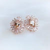 Victoria | 14K Morganite & Diamond Earrings - Emi Conner Jewelry 