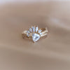 Acacia | 6 mm Trillion Cut Moissanite Twig Engagement Ring - Emi Conner Jewelry 
