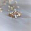 Acacia | 6 mm Trillion Cut Moissanite Twig Engagement Ring - Emi Conner Jewelry 