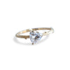 Acacia | 6 mm Trillion Cut Moissanite Twig Engagement Ring - Emi Conner Jewelry 