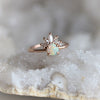 Everett | Round Australian Opal & Diamond Accented Crown Ring