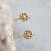 Sunflower | 14K Sunflower Pearl Stacking Ring