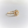 Sunflower | 14K Sunflower Pearl Stacking Ring