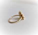 Layla | Tanzanite Trillion Halo Ring