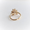 Layla | Tanzanite Trillion Halo Ring
