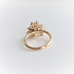 Layla | Tanzanite Trillion Halo Ring