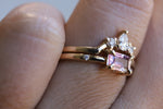 Stella | 14K Emerald Cut Pink Sapphire Hidden Star Ring - Emi Conner Jewelry 