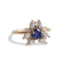 Layla | Tanzanite Trillion Halo Ring