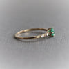 Aurora | Round Pink Sapphire & Diamond Accented Ring