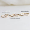 Aurora Curve Band (Round) | 14K Gold Diamond Contour Band - Emi Conner Jewelry 