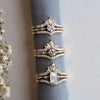 Aurora | Pear Cut Diamond Accented Ring