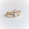 Aurora | 14K Heart Diamond Accented Engagement Ring - Emi Conner Jewelry 