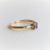 Stella | 4 mm Round Cut Birthstone Hidden Star Ring