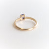 Stella | 4 mm Round Cut Birthstone Hidden Star Ring