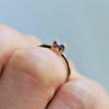 Stella | 4 mm Round Cut Birthstone Hidden Star Ring