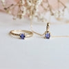 Stella | 4 mm Round Cut Birthstone Hidden Star Ring