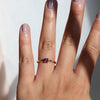Stella | 4 mm Round Cut Birthstone Hidden Star Ring